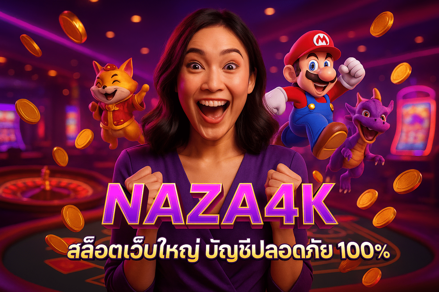 NAZA4K สล็อตเว็บใหญ่ บัญชีปลอดภัย 100%