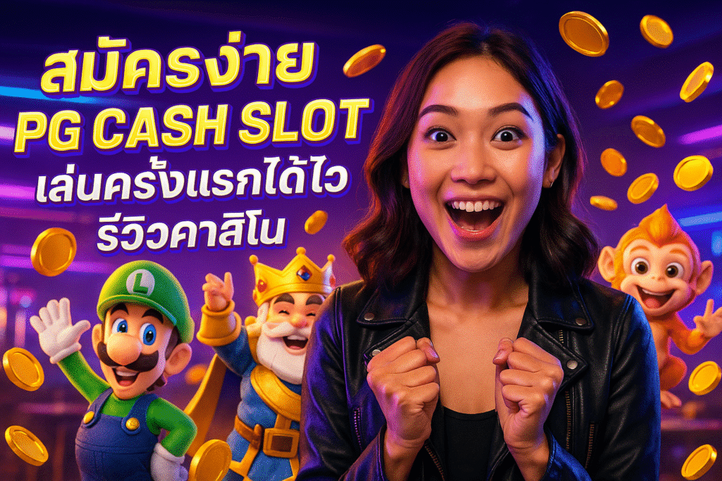 สมัครง่าย PG CASH SLOT – เล่นครั้งแรกได้ไว รีวิวคาสิโน