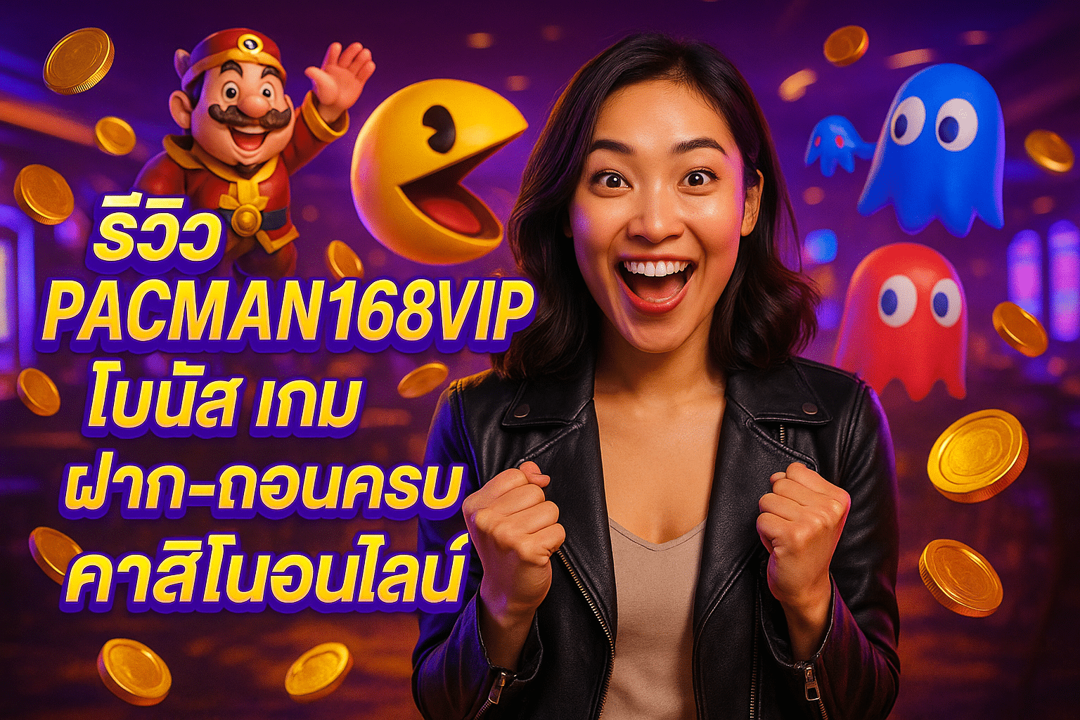 รีวิว PACMAN168VIP – โบนัส เกม ฝาก-ถอนครบ คาสิโนออนไลน์
